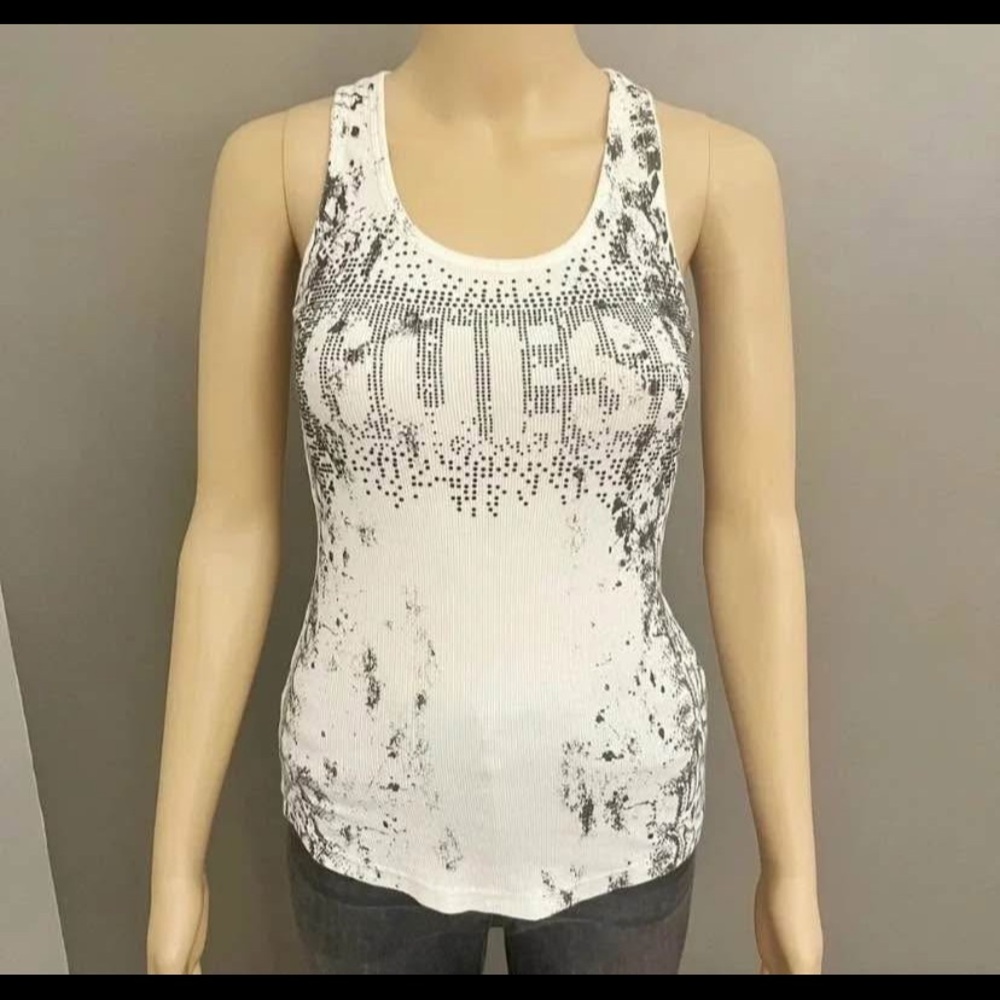 GUESS Y2K jeweled tank top